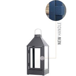 Midi lanterne <br><br> 19 x 19 x 42,5 cm <br><br> Sort