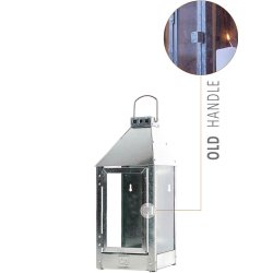 Wall midi lanterne <br><br> 19 x 19 x 45 cm <br><br> Galvaniseret <br><br> 