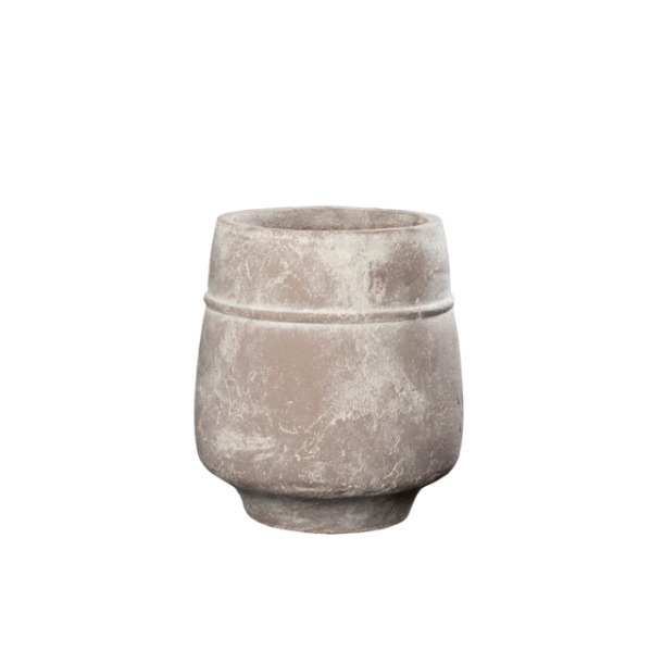 Laurits potte <br><br> D12 / H13 cm<br><br> grbrun <br><br> 