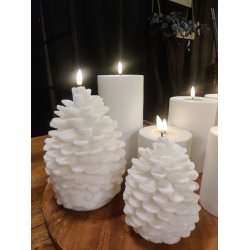 LED Koglelys <br><br> St m. 2 str. <br><br> Hvid <br><br>