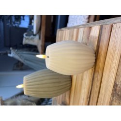 LED Rillelys <br><br> m. timer <br><br>ST m/ 2 str. <br><br> Sand