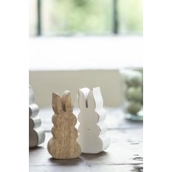 Lille hare <br><br> h 8 cm <br><br> 3 ass farver <br><br> 