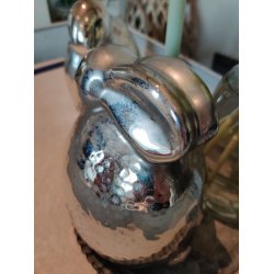 Keramik hare <br><br> 14 cm <br><br> 2. sortering