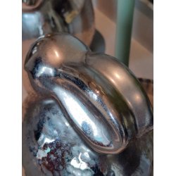 Keramik hare <br><br> 14 cm <br><br> 2. sortering