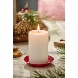 Lysbakke <br><br> �: 7 cm indvendig <br><br> r�d <br><br> 