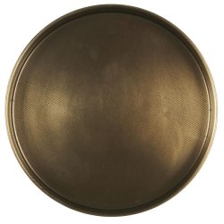 Lysbakke m. kant <br><br> : 13 cm <br><br> messing look