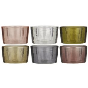 Mundblst glasstage <br> til bedelys <br><br> VEGA <br><br> Vlg mellem 6 farver