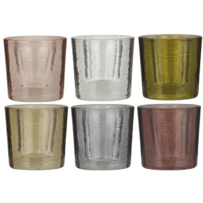 Mundblst glasstage <br> til bedelys <br><br> VEGA <br><br> Vlg mellem 6 farver