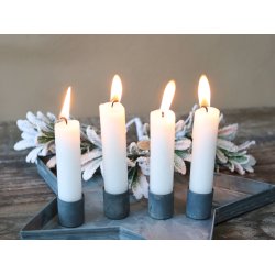 Lysholder m. magnet <br><br> vlg mellem zink eller messing look