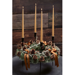 Spyd til bedelys /kronelys <br><br> Milo <br><br> antique kul <br><br> h 15 cm <br><br> 