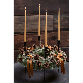 Spyd til bedelys /kronelys <br><br> Milo <br><br> antique zink <br><br> h 50 cm <br><br> 