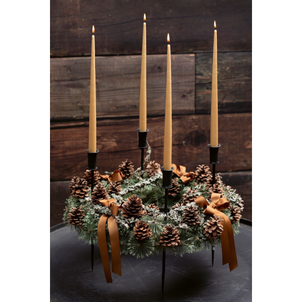 Spyd til bedelys /kronelys <br><br> Milo <br><br> antique zink <br><br> h 50 cm <br><br> 