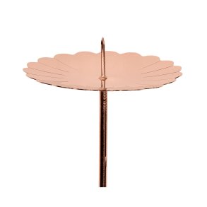 Lysspyd til bloklys / fyrfad <br><br> kobber look <br><br> D7,5 / H11,5 cm <br><br> 