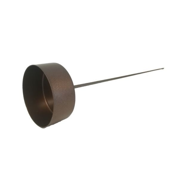 Spyd til fyrfadslys <br><br> brun <br><br>12 cm <br><br>
