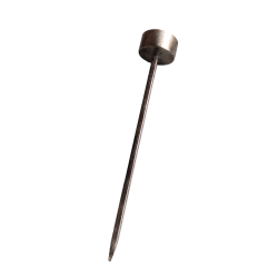 Spyd til fyrfadslys <br><br> antique slv <br><br> h 25,5 cm <br><br> 