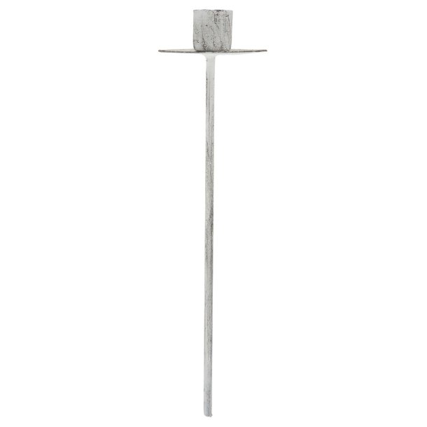 Spyd <br><br> til kertelys <br><br> antique hvid