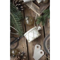 Manila mrker <br><br> Kardus-farve <br><br> 6 x 3 cm <br><br> 20 stk. 