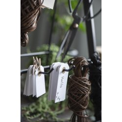 Manila mrker <br><br> Hvid <br><br> 8 x 4 cm <br><br> 20 stk. <br><br> 