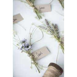 Manila mrker <br><br> Kardus-farve <br><br> 8 x 4 cm <br><br> 20 stk. <br><br> 