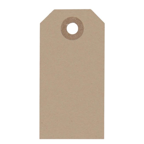 Manila mrker <br><br> Kardus-farve <br><br> 8 x 4 cm <br><br> 20 stk. <br><br> 