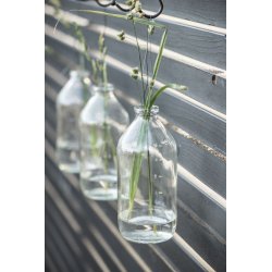 Flaske m. wire 500 ml <br><br> 17,5 cm <br><br> 