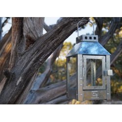 Micro lanterne <br><br> 12,5 x 12,5 x 25 cm <br><br> Galvaniseret <br><br> 