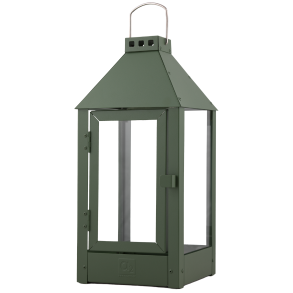 Midi lanterne <br><br> 19 x 19 x 42,5 cm <br><br> Olivengr�n <br><br> DEMOMODEL <br><br>