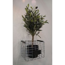 Firkantet trdkurv <br><br> mini <br><br> L21 x B17 x H17 cm