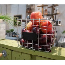Firkantet trdkurv <br><br> mini <br><br> L21 x B17 x H17 cm