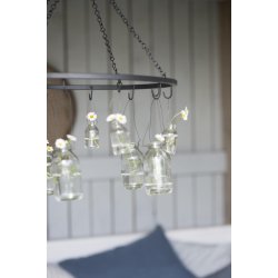 Mini flaske m. wire <br><br> 5,5 cm <br><br> 