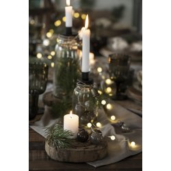 Julekugler mini <br><br> 8 stk. i pose <br><br> mocca <br><br> 