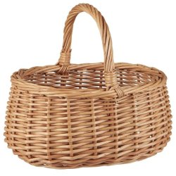 Mini kurv <br><br> m. hank p tvrs <br><br> B: 17 H: 20 L: 23 cm <br><br> Perfekt til gave <br><br>