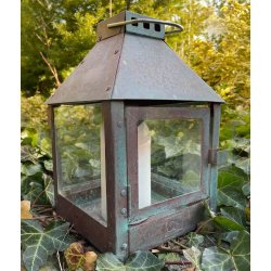 Mini quadro lanterne <br><br> 17 x 17 x 27,5 cm <br><br> Kobber <br><br> 