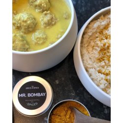 Karry <br><br> Mr. Bombay <br><br> Glas m. bambuslg <br><br> 