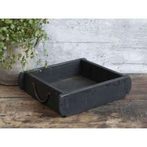 Murstensform m. hndtag <br><br> Unika <br><br> sort <br><br>