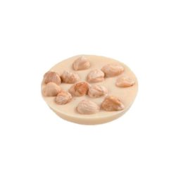 N�ddet�rte <br><br> hvid med hasseln�dder <br><br> 