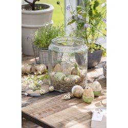 Pskeg i tr <br><br> stende <br><br> H 7,5 cm <br><br> 