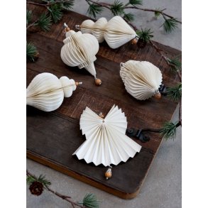 Ornament m. perler <br><br> vlg mellem 5 slags