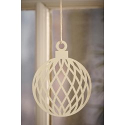 Papirklip julekugler <br><br> st af 2 <br><br> 