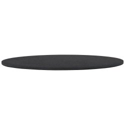 Plade til bloklys <br><br> rund - sort <br><br> � 13 cm <br><br>
