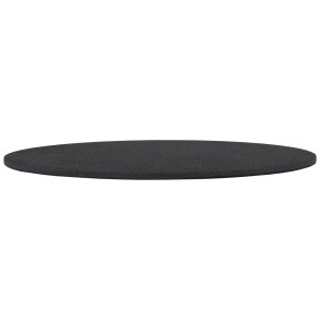 Plade til bloklys <br><br> rund - sort <br><br> � 13 cm <br><br>