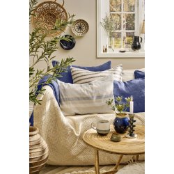 Plaid <br><br> creme - vaffelv�vet <br><br> 130 x 160 cm <br><br>