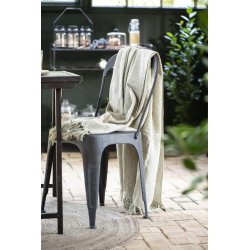 Plaid <br><br> m. lysegrnne striber <br><br>