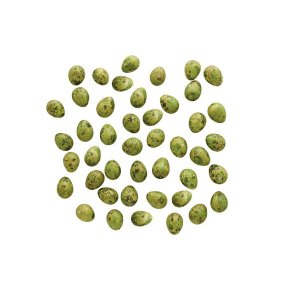 Pustede vagtelg <br> <br> Grn <br><br> 50 stk i ske (60 stk)