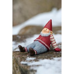 Ribenisse <br><br> Eigil siddende <br><br> B: 10 H: 8 L: 7,8 cm <br><br> 