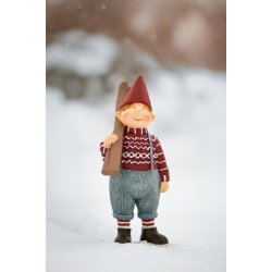 Ribenisse <br><br> Ejnar m/ ski <br><br> B: 6,7 H: 13,3 L: 5,7 cm <br><br> 