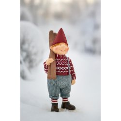 Ribenisse <br><br> Ejnar m/ ski <br><br> B: 6,7 H: 13,3 L: 5,7 cm <br><br> 