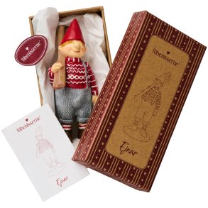 Ribenisse <br><br> Ejnar m/ ski <br><br> B: 6,7 H: 13,3 L: 5,7 cm <br><br> 