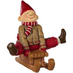 Ribenisse <br><br> Hans m/ k�lk <br><br> B: 8 H: 9,1 L: 10,5 cm <br><br> 