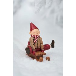 Ribenisse <br><br> Hans m/ k�lk <br><br> B: 8 H: 9,1 L: 10,5 cm <br><br> 
